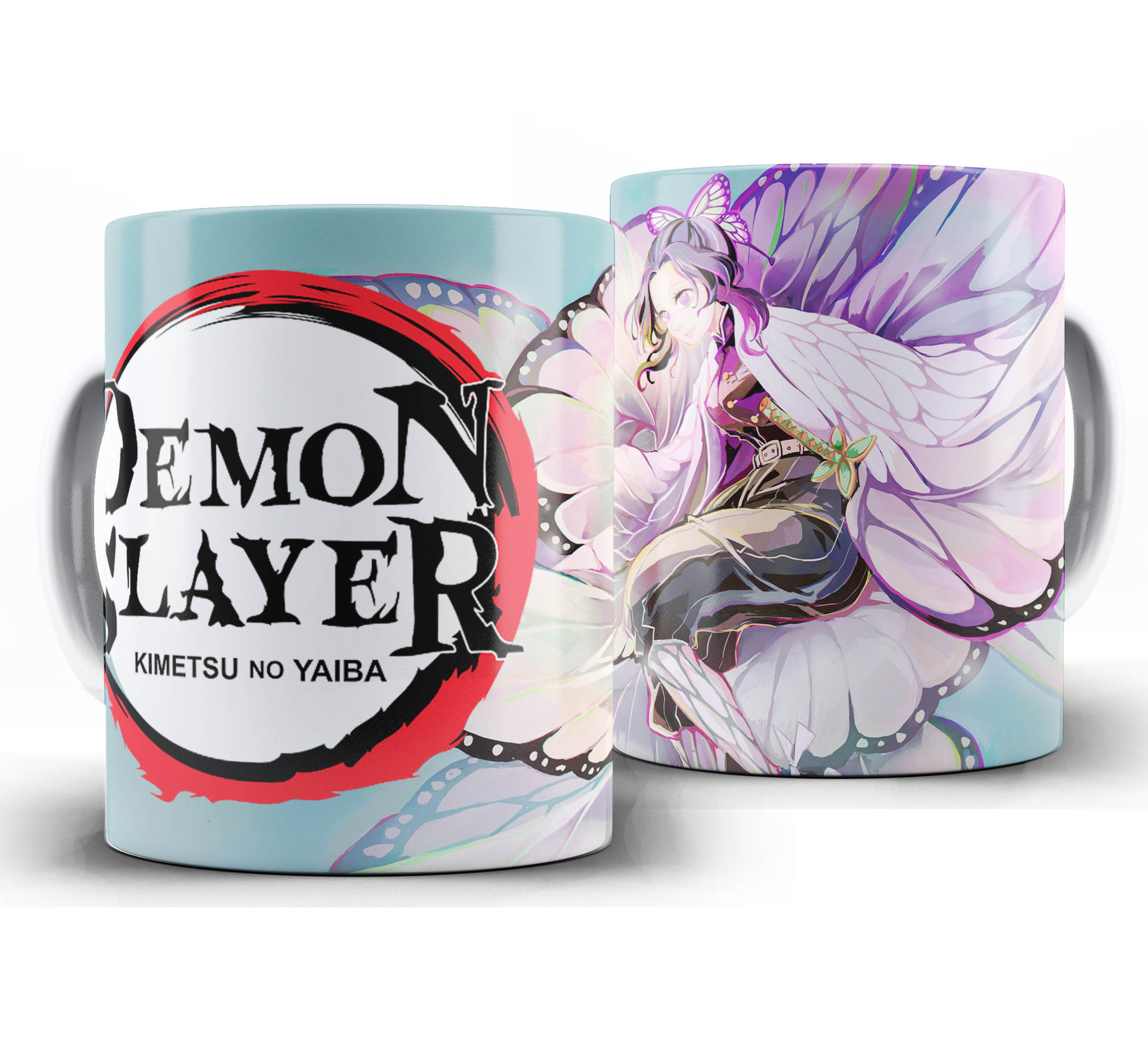 Caneca Anime - Demon Slayer Kimetsu no Yaiba W31 - Shinobu Kocho
